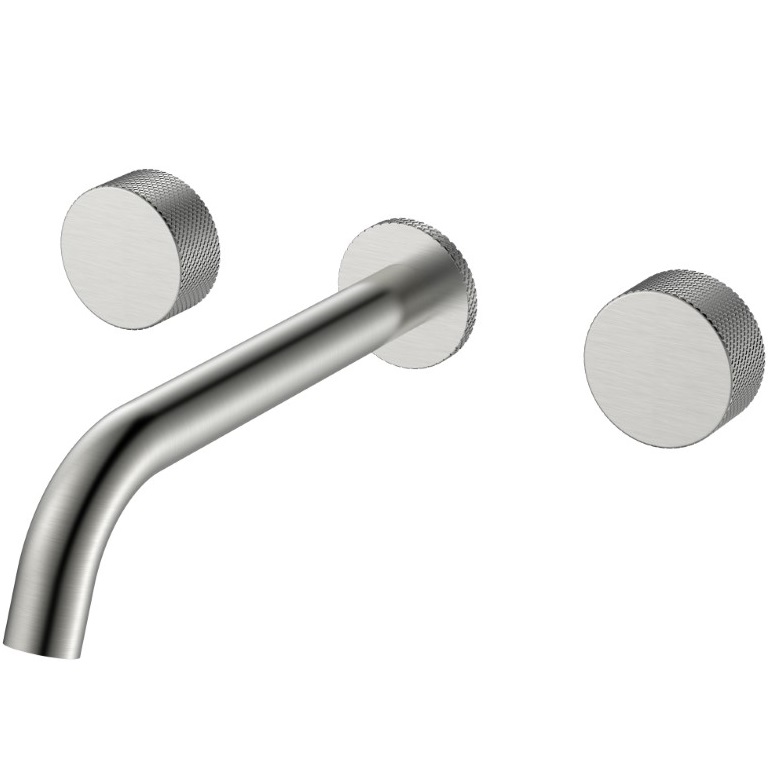 Смеситель для раковины скрытого монтажа Boheme Stick Touch 152-2-NB.2 (никель брашированный), без донного клапана