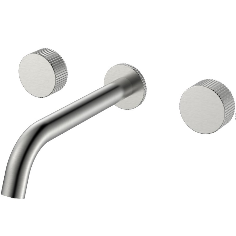 Смеситель для раковины скрытого монтажа Boheme Stick Linea 152-2-NB.3 (никель брашированный), без донного клапана