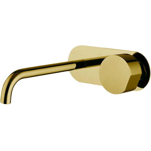 Смеситель для раковины скрытого монтажа F3171WLX5OR (золотой), с донным клапаном