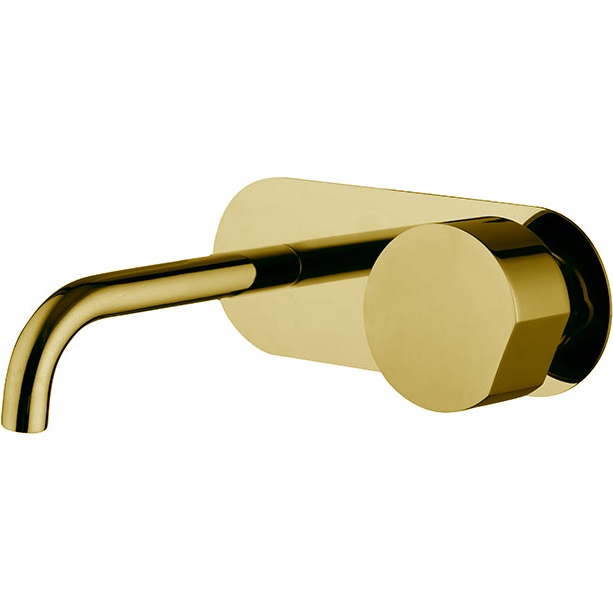 Смеситель для раковины скрытого монтажа F3171WX5OR (золотой), с донным клапаном