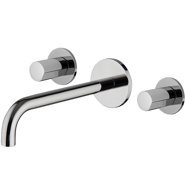 Смеситель для раковины скрытого монтажа F3191L/5CR (хром), с донным клапаном