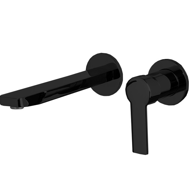 Смеситель для раковины скрытого монтажа Fima Carlo Frattini Mast F3141WLX8NS (черный матовый)