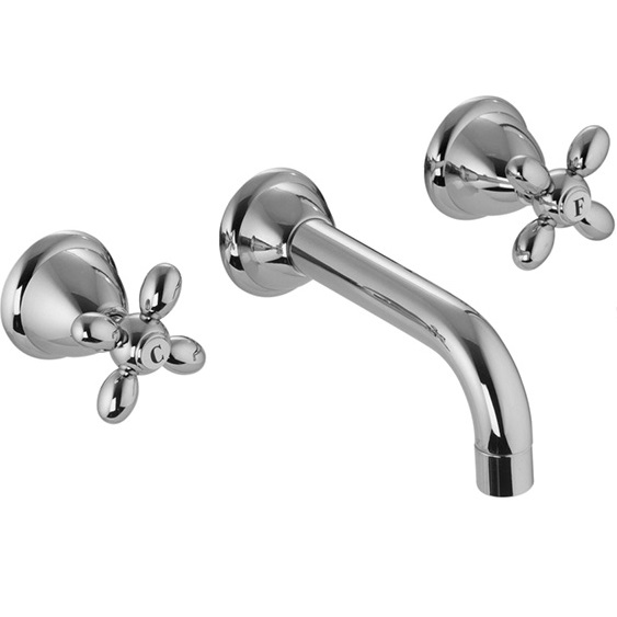 Смеситель для раковины скрытого монтажа 15.2 см Fima Carlo Frattini Olivia F5001/5CR (хром), с донным клапаном