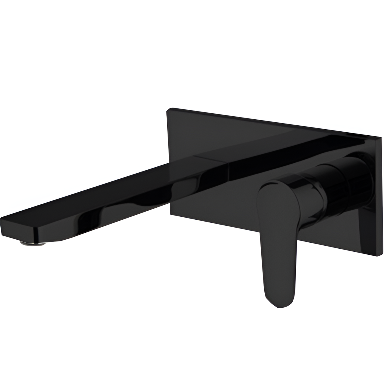 Смеситель для раковины скрытого монтажа Fima Carlo Frattini Serie 22 F3830WX5NS (черный матовый), с донным клапаном