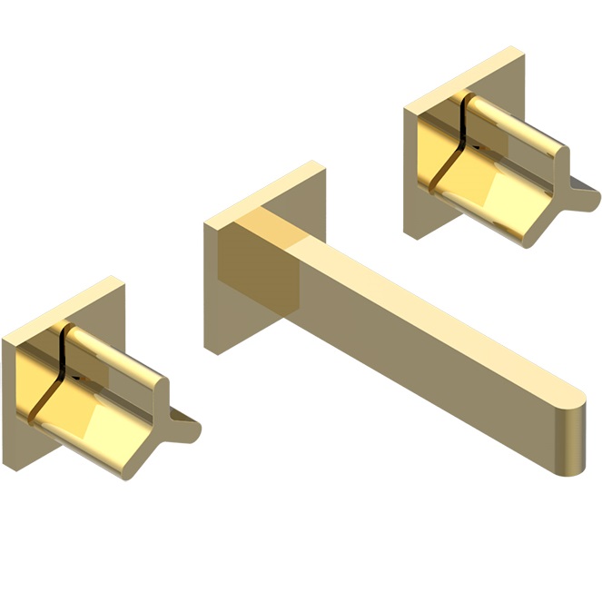 Смеситель для раковины скрытого монтажа ICON-X metal U7G-F01-40GB (золотой)