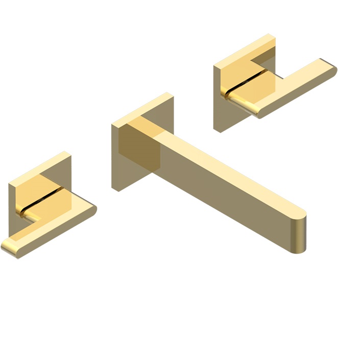 Смеситель для раковины скрытого монтажа ICON-X metal U7H-F01-40GB (золотой)