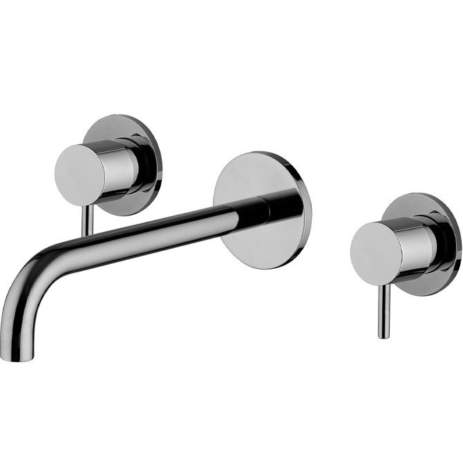 Смеситель для раковины скрытого монтажа излив 15см Fima Carlo Frattini Spillo Up F3161/5CR (хром), с донным клапаном