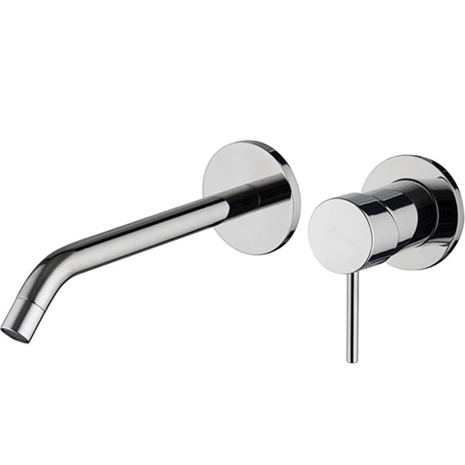 Смеситель для раковины скрытого монтажа излив 21см Fima Carlo Frattini Spillo Up F3051WLX8CR.1 (хром), с донным клапаном