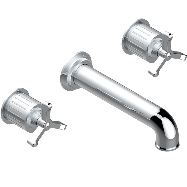 Смеситель для раковины скрытого монтажа THG Hamptons G4R-A02-40GB (хром), без донного клапана