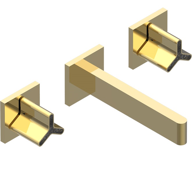 Смеситель для раковины скрытого монтажа THG ICON-X Carbone gold U7S-F01-40GB (золотой)