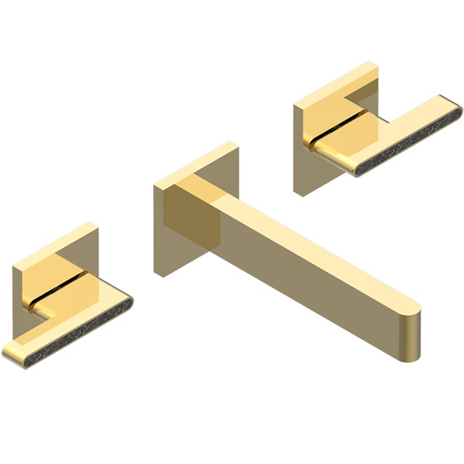 Смеситель для раковины скрытого монтажа THG ICON-X Carbone gold U7T-F01-40GB (золотой)