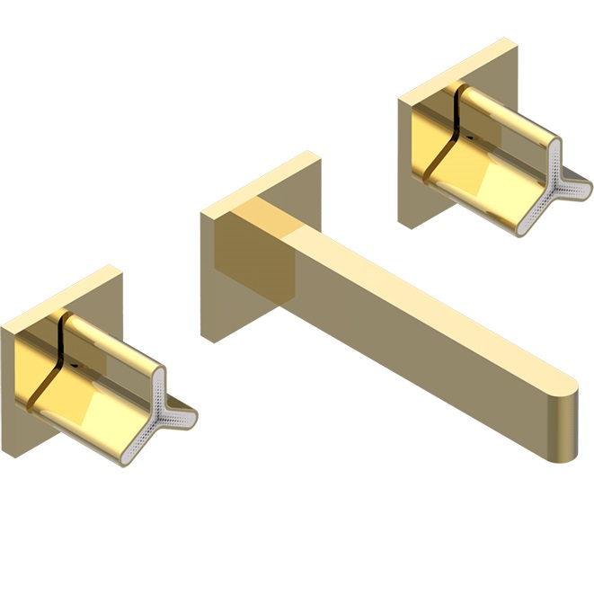 Смеситель для раковины скрытого монтажа THG ICON-X Titane U7L-F01-40GB (золотой)