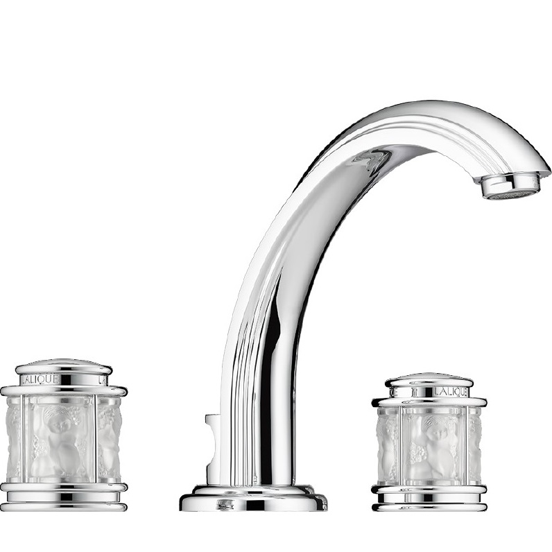 Смеситель для раковины THG Ange A2G-A02-151 (хром), с донным клапаном