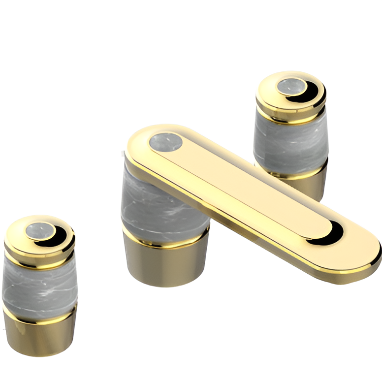 Смеситель для раковины THG Corvair Fior di Bosco U8K-F01-151 (золотой), с донным клапаном