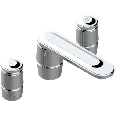 Смеситель для раковины THG Corvair U8D-A02-151M (хром), с донным клапаном, на мраморную столешницу