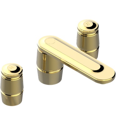 Смеситель для раковины THG Corvair U8D-F01-151 (золотой), с донным клапаном