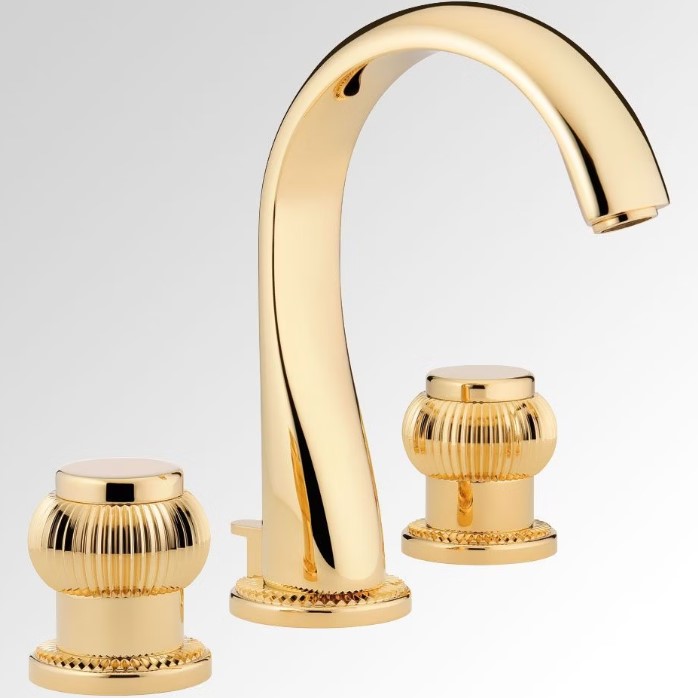 Смеситель для раковины THG Diplomate Royale U4D-F01-151 (золотой), с донным клапаном