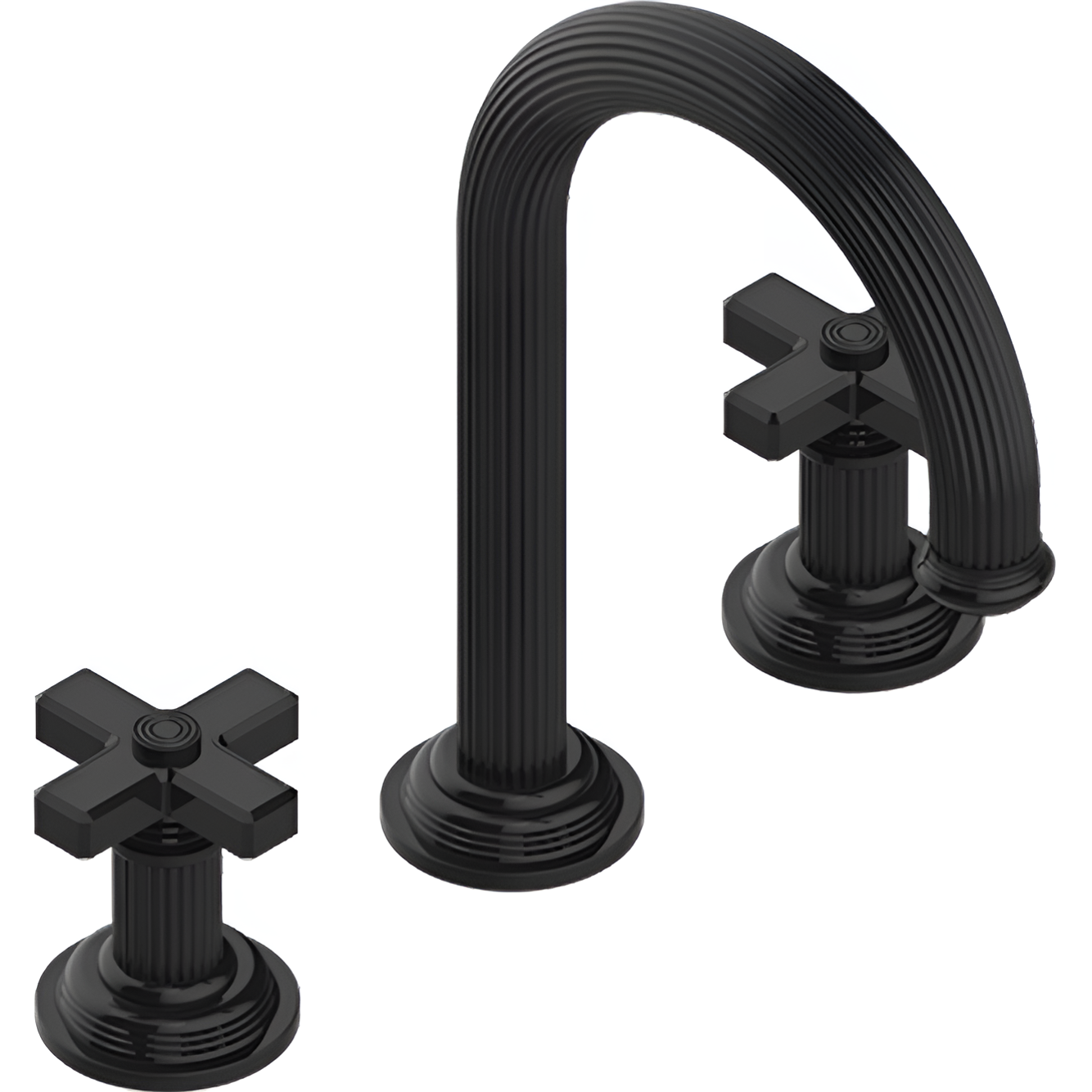 Смеситель для раковины THG Grand Central Croisillon Metal U9K-H50-152 (бронза), с донным клапаном