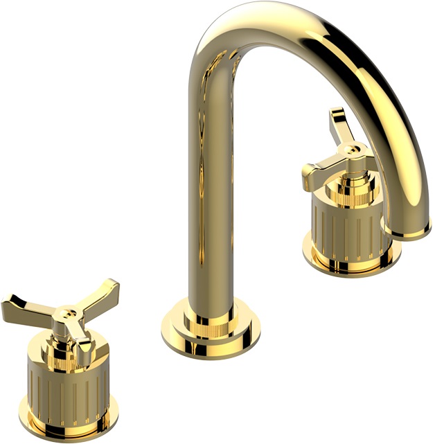 Смеситель для раковины THG Hamptons G4R-F01-152 (золотой), с донным клапаном