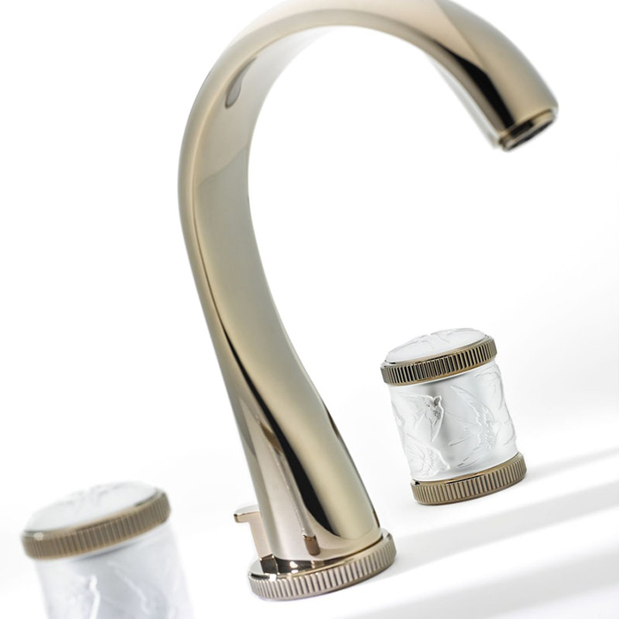 Смеситель для раковины THG Hirondelles A4J-H66-151 (амбра), с донным клапаном