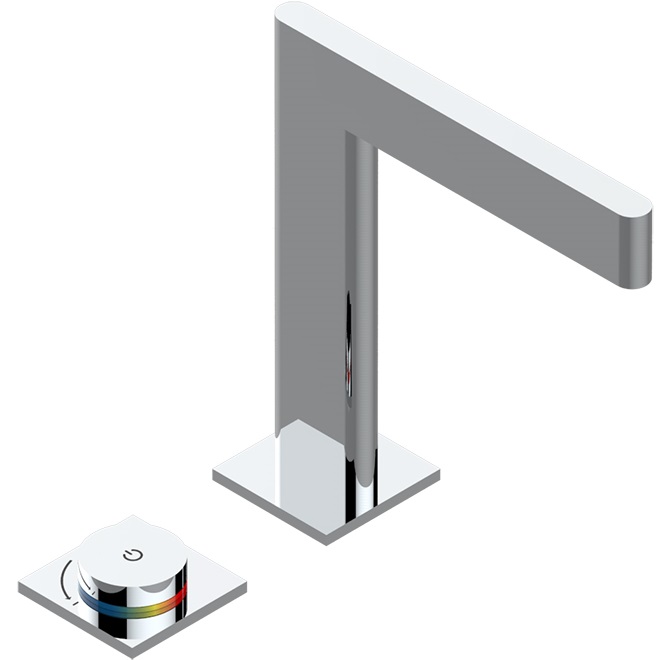 Смеситель для раковины THG ICON-X Carbone gold U7S-A02-170V (хром), с донным клапаном, электронный