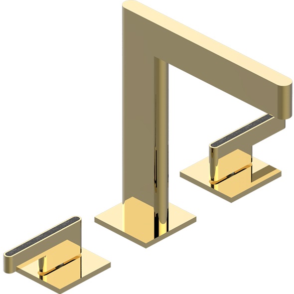 Смеситель для раковины THG ICON-X Carbone gold U7T-F01-151 (золотой), с донным клапаном