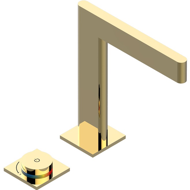 Смеситель для раковины THG ICON-X Carbone gold U7T-F01-170V (золотой), с донным клапаном, электронный