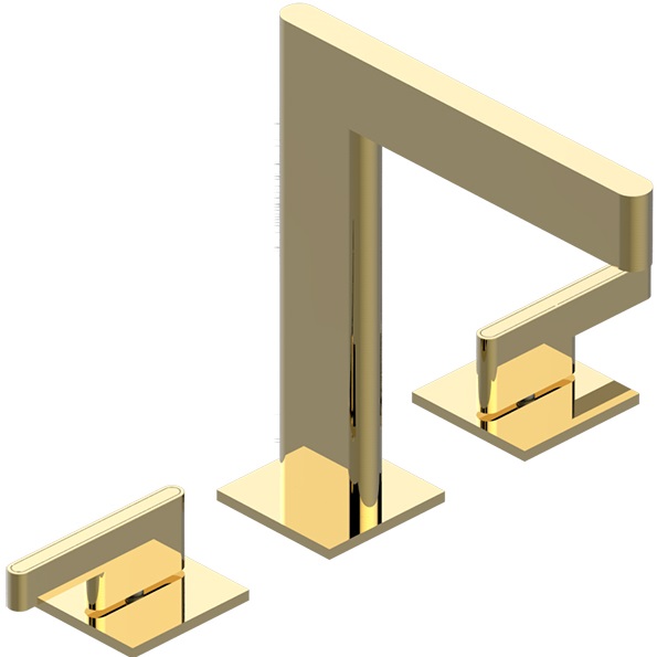 Смеситель для раковины THG ICON-X Titane U7K-F01-151 (золотой), с донным клапаном