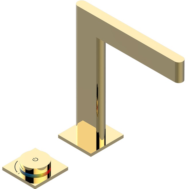 Смеситель для раковины THG ICON-X Titane U7K-F01-170V (золотой), с донным клапаном, электронный