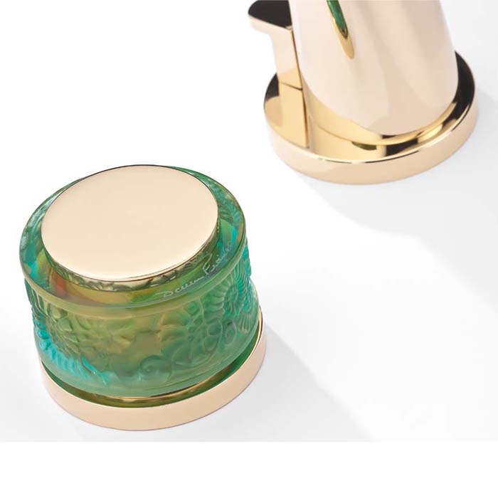 Смеситель для раковины THG Island U5B-F30-151 (золотой), с донным клапаном