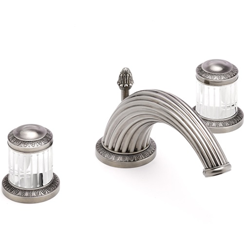 Смеситель для раковины THG Malmaison metal U94-D14-151 (никель состаренный), с донным клапаном