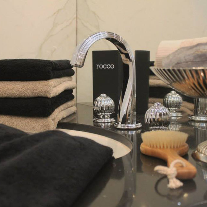 Смеситель для раковины THG Mandarine Cristallia Metal U1A-A02-151 (хром), с донным клапаном