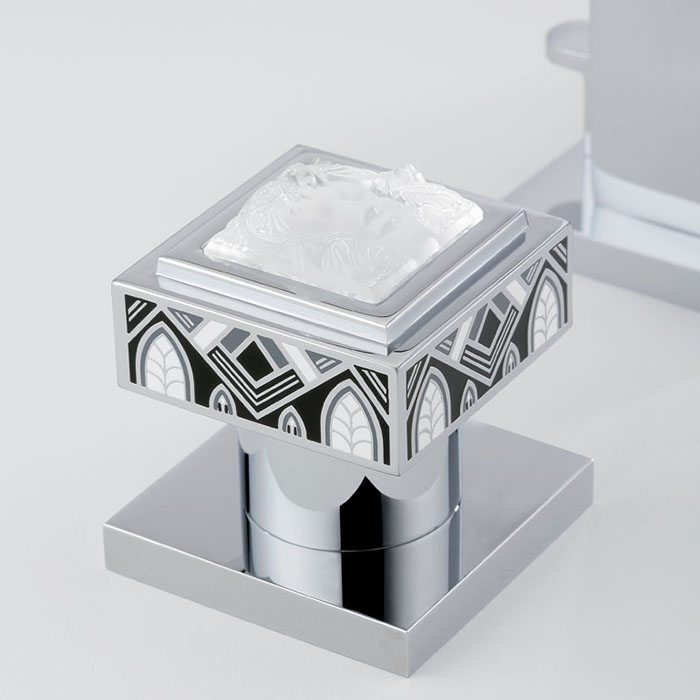 Смеситель для раковины THG Masque de Femme Lunaire A2R-A02-151 (хром), с донным клапаном