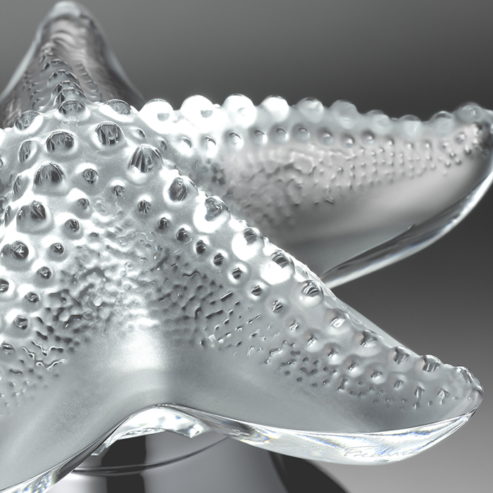 Смеситель для раковины THG Oceania A2C-A02-151LED (хром, прозрачный хрусталь), с донным клапаном, с LED