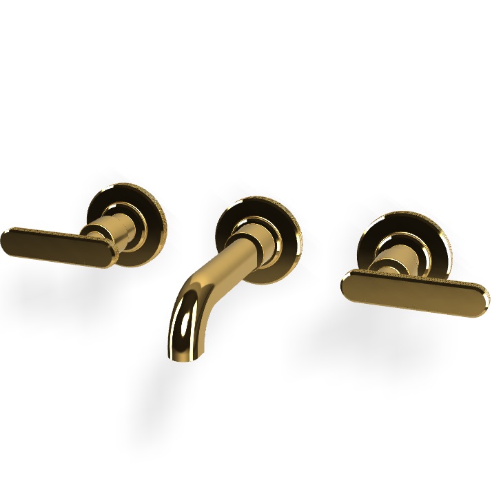 Смеситель для раковины встраиваемый Fima Carlo Frattini Park Lane F1331/5OR (золотой)