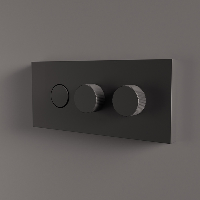 Смеситель для раковины встраиваемый Fima Carlo Frattini Switch F5951/1NS (черный матовый)