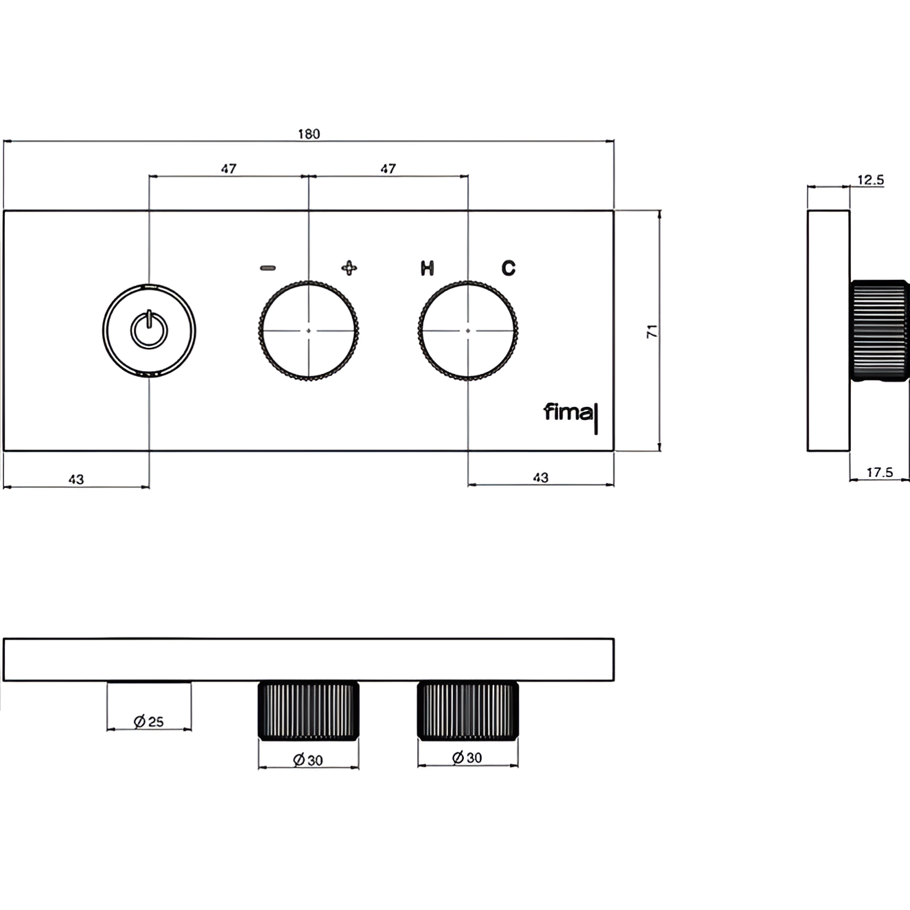 Смеситель для раковины встраиваемый Fima Carlo Frattini Switch F5951/1OR (золотой)
