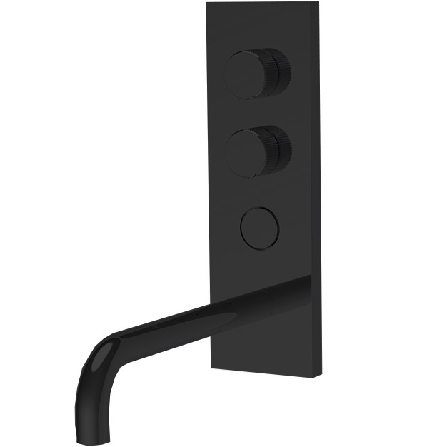 Смеситель для раковины встраиваемый Fima Carlo Frattini Switch F5951VLX5NS (черный матовый)