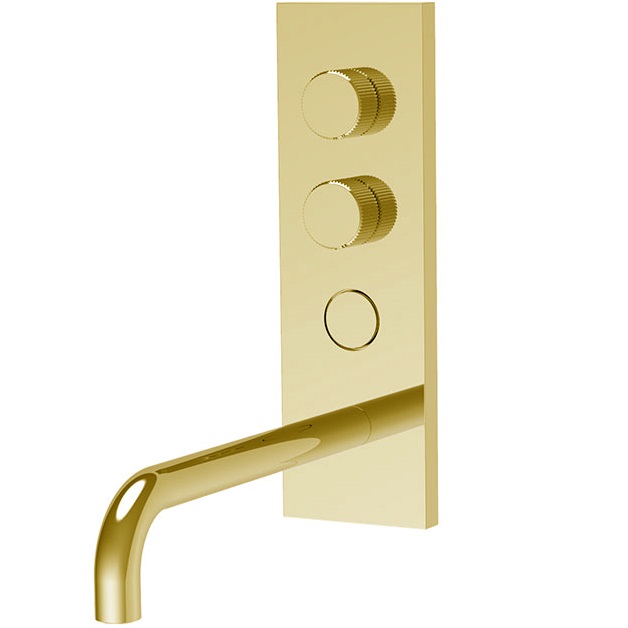 Смеситель для раковины встраиваемый Fima Carlo Frattini Switch F5951VLX5OR (золотой)