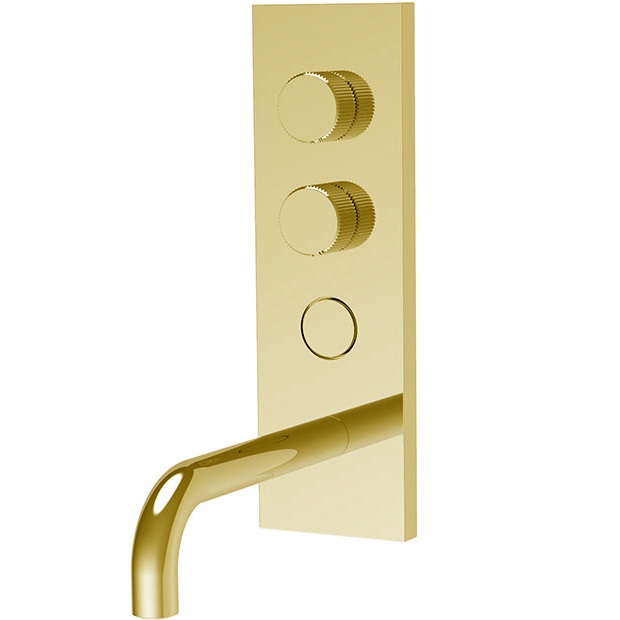 Смеситель для раковины встраиваемый Fima Carlo Frattini Switch F5951VX5OR (золотой)