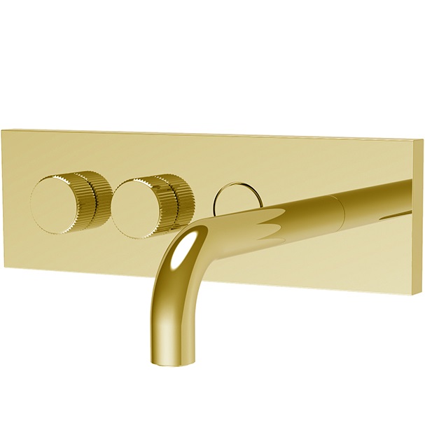 Смеситель для раковины встраиваемый Fima Carlo Frattini Switch F5951X5/180OR (золотой)