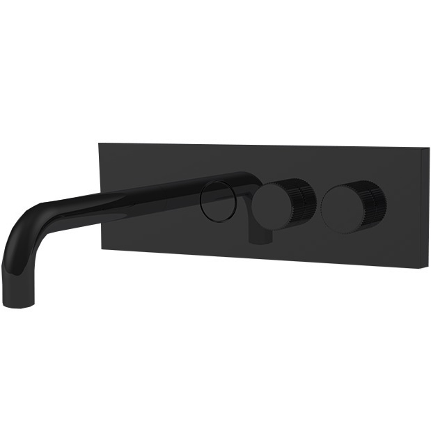 Смеситель для раковины встраиваемый Fima Carlo Frattini Switch F5951X5NS (черный матовый)