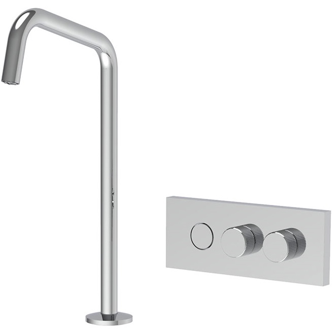 Смеситель для раковины встраиваемый Fima Carlo Frattini Switch On F5951DCR (хром), с донным клапаном