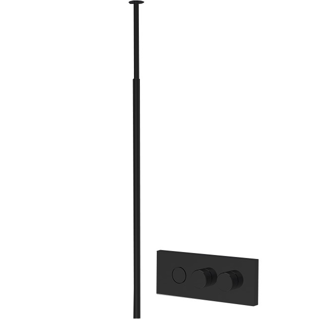 Смеситель для раковины встраиваемый Fima Carlo Frattini Switch On F5951ENS (черный матовый), с потолочным изливом