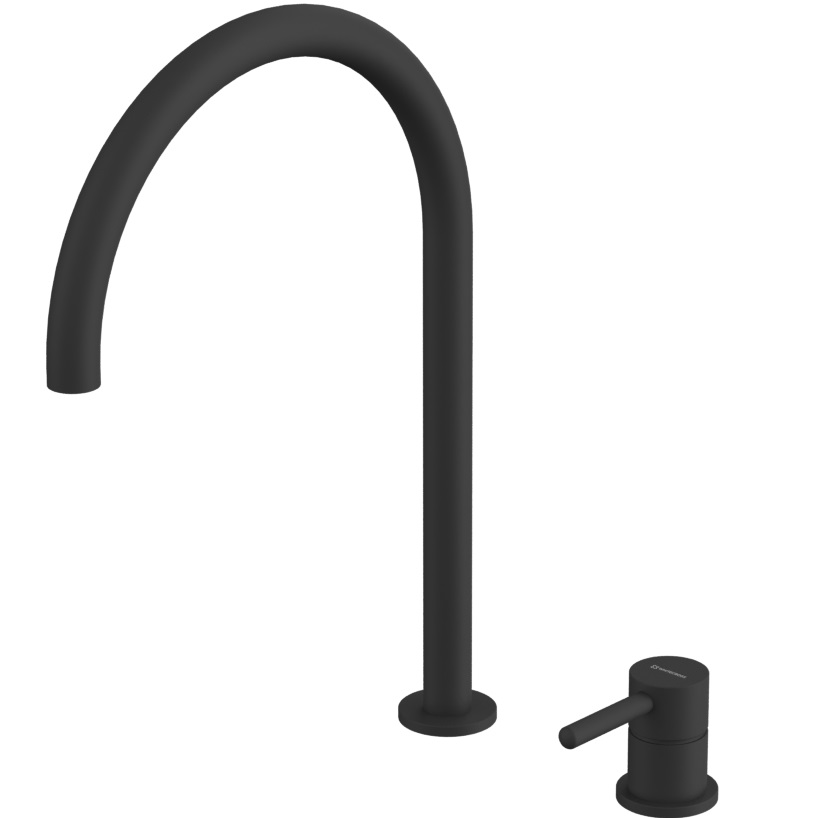 Смеситель для раковины Whitecross Серия Y Y1218BL (черный матовый)