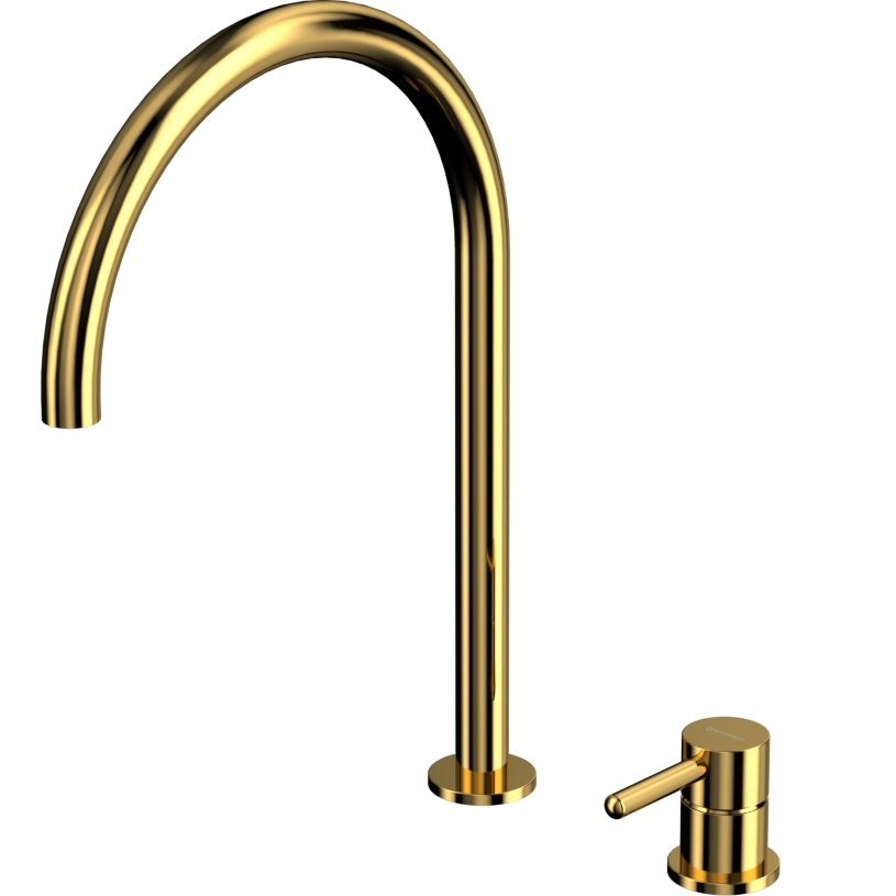 Смеситель для раковины Whitecross Серия Y Y1218GL (золотой)