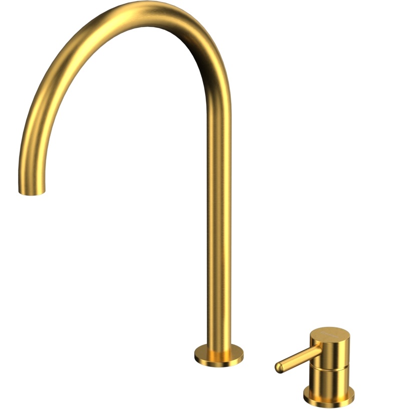 Смеситель для раковины Whitecross Серия Y Y1218GLB (золото брашированное)