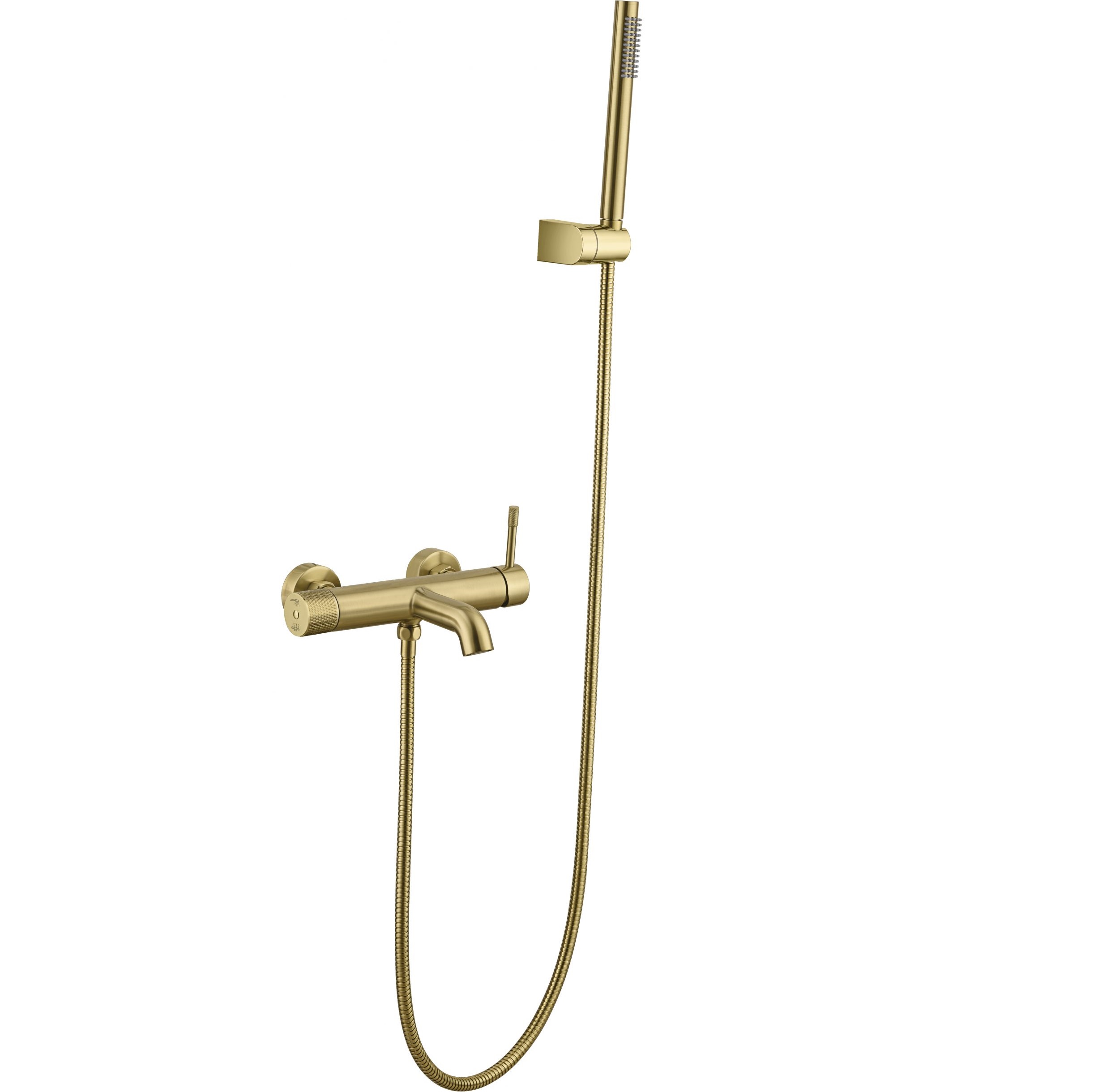 Смеситель для ванны Boheme Uno 463-MG (золото матовое), с изливом