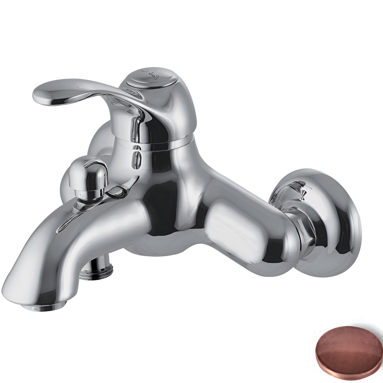 Смеситель для ванны Fima Carlo Frattini Lamp F3304/1RA (медь)