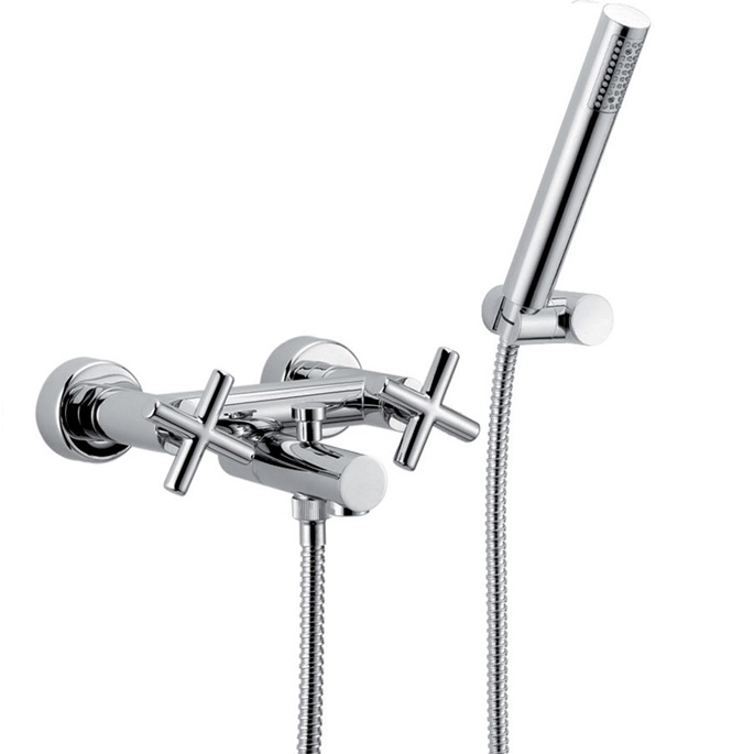 Смеситель для ванны Fima Carlo Frattini Maxima F5304CR (хром), с изливом